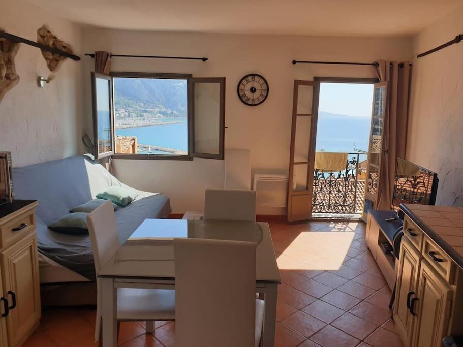 Duplex Vue Mer 50M De La Plage Des Sablettes Mentona Zewnętrze zdjęcie