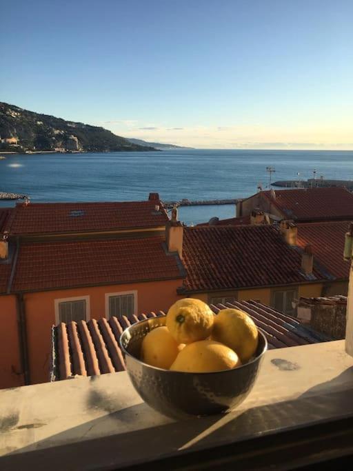 Duplex Vue Mer 50M De La Plage Des Sablettes Mentona Zewnętrze zdjęcie